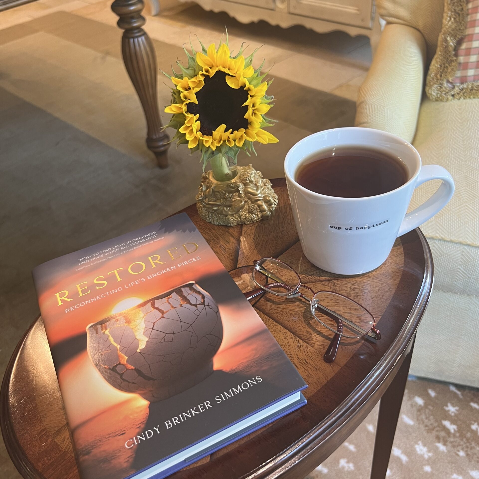 Restored - Reconnecting Life's Broken Pieces by Cindy Brinker Simmons